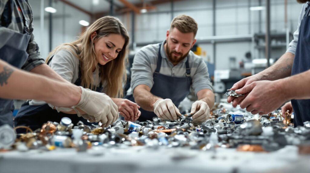 types de métaux recyclables